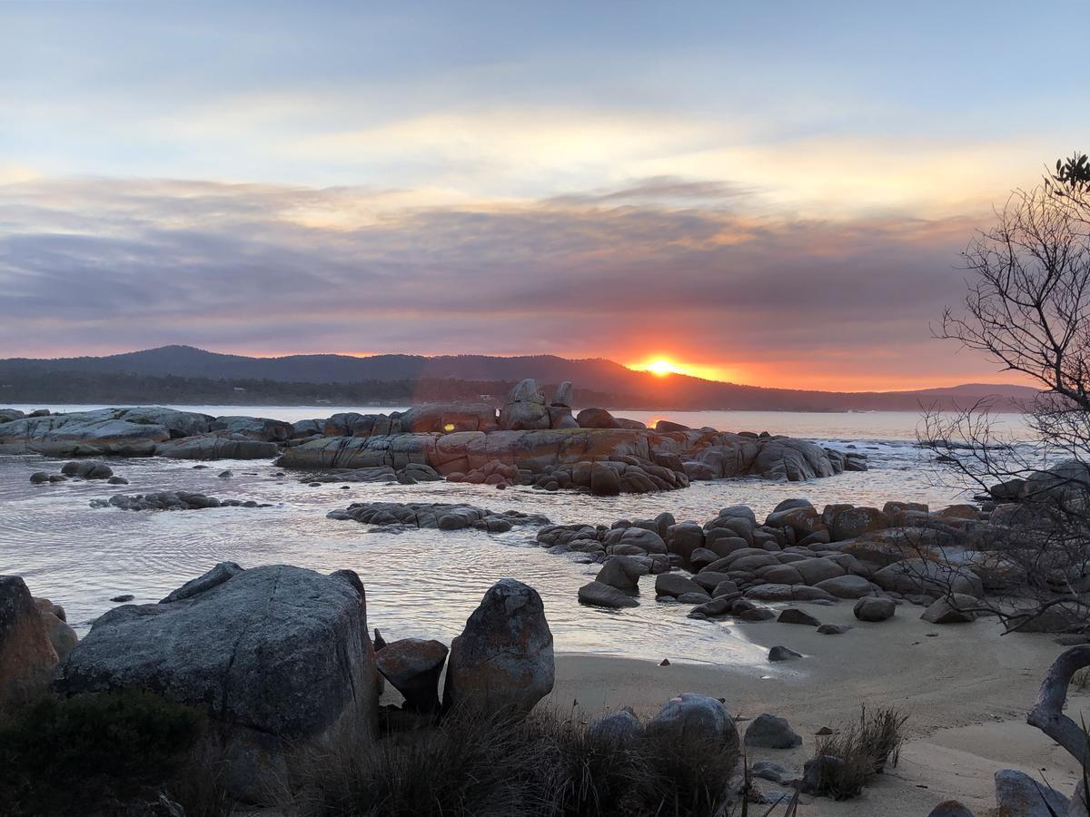 Bay Of Fires Seachange Ocean Frontage Binalong Bay Exteriör bild